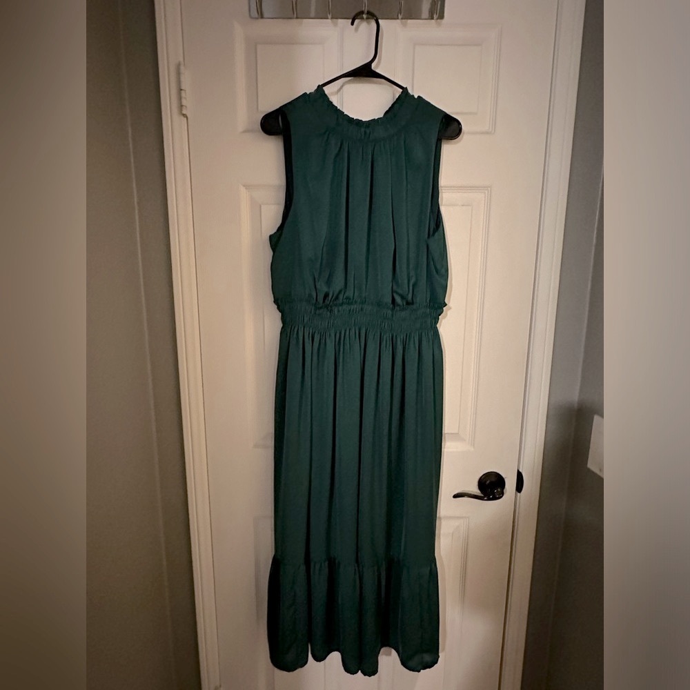 Knox Rose Tank Satin Green Dress